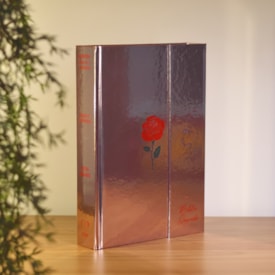 Segunda imagem do produto Bíblia Sagrada Minimalista Rosa | ARC | Letra Gigante | Harpa e Corinhos | Capa Dura Carteira