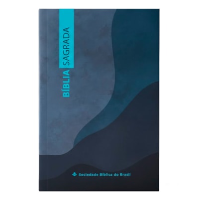 Bíblia Sagrada Montanha | NAA | Capa Brochura Azul