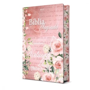 Segunda imagem do produto Bíblia Sagrada Mulher Virtuosa | NVT | Letra Normal | Capa Dura Flores