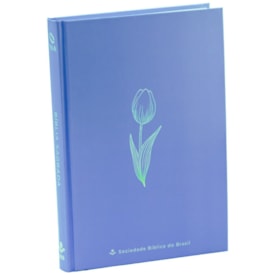 Bíblia Sagrada | NAA | Flower Blue | Capa Dura