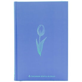 Segunda imagem do produto Bíblia Sagrada | NAA | Flower Blue | Capa Dura