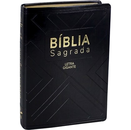 Bíblia Sagrada | NAA | Letra Gigante | Capa Luxo Preta