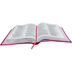 Bíblia Sagrada | NAA | Letra Gigante | Capa Rosa C/ Índice