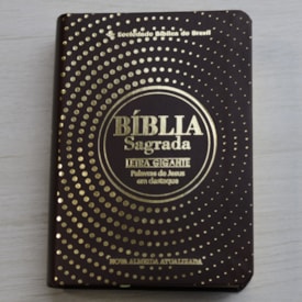 Segunda imagem do produto Bíblia Sagrada | NAA | Letra Gigante | Marrom
