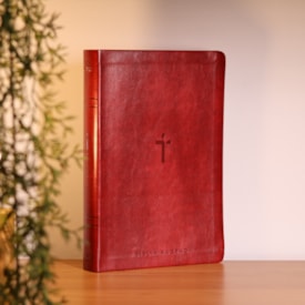 Segunda imagem do produto Bíblia Sagrada | NAA | Letra Gigante | Vinho