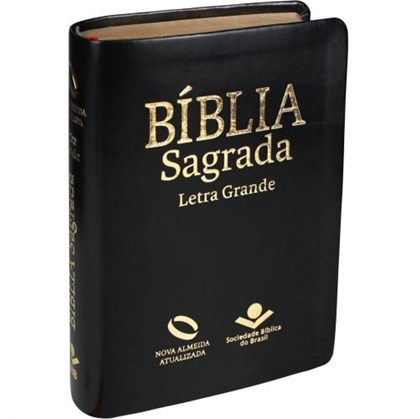 Bíblia Sagrada | NAA | Letra Grande | Capa Preta | c/ Índice