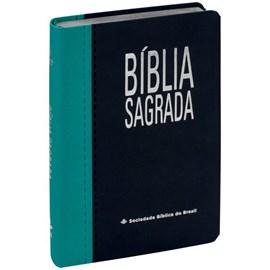 Bíblia Sagrada | NAA | Letra Grande | Capa Turquesa e Azul Escuro