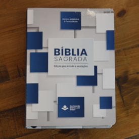 Segunda imagem do produto Bíblia Sagrada | NAA | Letra Grande | Edição para Estudo Com Espaço Para Anotações