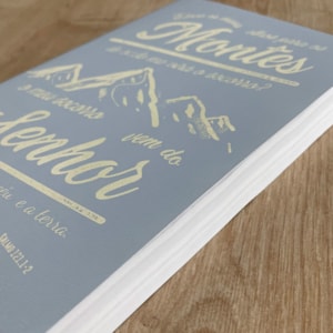 Segunda imagem do produto Bíblia Sagrada | NAA | Letra Normal | Capa Brochura Cinza