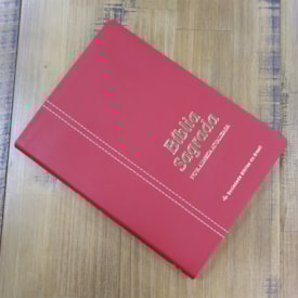 Segunda imagem do produto Bíblia Sagrada | NAA | Letra Normal | Capa Couro Legítimo Malagueta