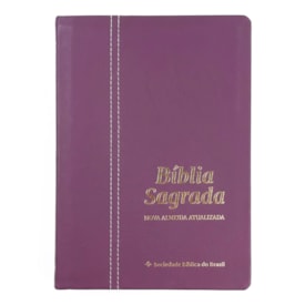 Bíblia Sagrada | NAA | Letra Normal | Capa Couro Legítimo Rubi