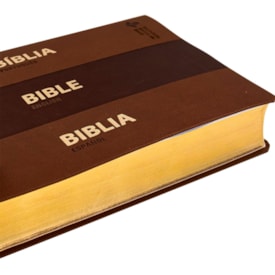 Segunda imagem do produto Bíblia Sagrada | NAA | Trilíngue | Português | Inglês | Espanhol