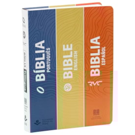 Bíblia Sagrada | NAA | Trilíngue | Português | Inglês | Espanhol | Semiflexível