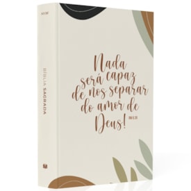 Bíblia Sagrada Nada Será Capaz | NVI | Letra Grande | Capa Dura