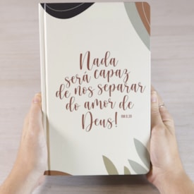 Segunda imagem do produto Bíblia Sagrada Nada Será Capaz | NVI | Letra Grande | Capa Dura