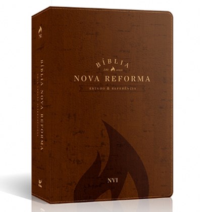 Bíblia Sagrada Nova Reforma | NVI | Letra Normal | Capa PU Marrom Texturizado