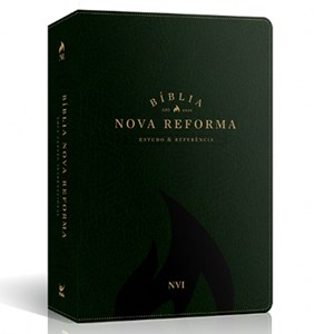 Bíblia Sagrada Nova Reforma | NVI | Letra Normal | Capa PU Verde Texturizado