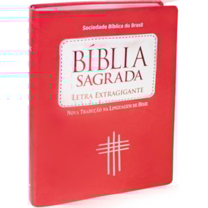 Bíblia Sagrada | NTLH | Letra Extragigante | Capa Pêssego C/ Índice