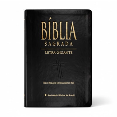 Bíblia Sagrada | NTLH | Letra Gigante | Com Índice | Capa Preta Nobre