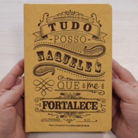 Segunda imagem do produto Bíblia Sagrada | NTLH | Letra Grande | Capa Filipenses 4:13