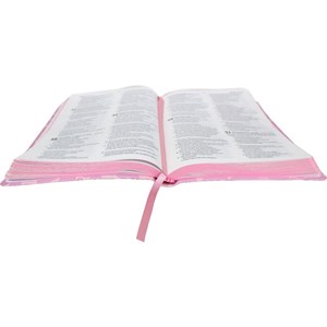 Bíblia Sagrada | NTLH | Letra Normal | Capa Rosa Flores