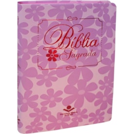 Bíblia Sagrada | NTLH | Letra Normal | Capa Rosa Flores