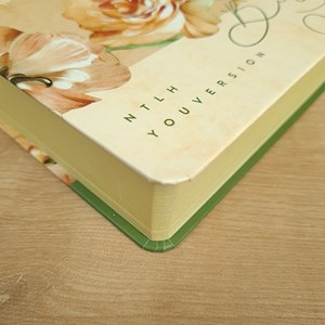 Bíblia Sagrada | NTLH | You Version | Letra Normal | Capa Dura Floral Rosé