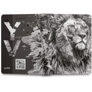 Segunda imagem do produto Bíblia Sagrada | NTLH | YouVersion | Capa Dura The Lion Preto e Branco