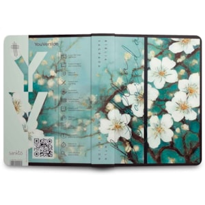 Segunda imagem do produto Bíblia Sagrada |  NTLH | YouVersion | Cerejeira Branca