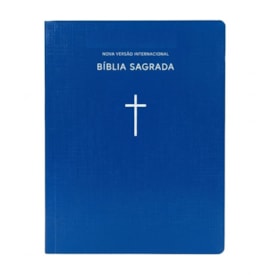 Bíblia Sagrada | NVI | Capa Brochura Cruz Azul