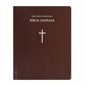 Bíblia Sagrada | NVI | Capa Brochura Cruz Marrom