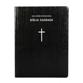 Bíblia Sagrada  | NVI | Capa Brochura Cruz Preta