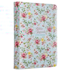 Bíblia Sagrada | NVI | Leitura Perfeita | Capa Couro Soft Flores Maximalista