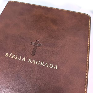 Bíblia Sagrada | NVI | Leitura Perfeita | Couro Soft Marrom | Com Índice