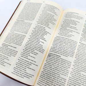 Bíblia Sagrada | NVI | Leitura Perfeita | Couro Soft Marrom | Com Índice