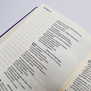 Bíblia Sagrada NVI - Leitura Perfeita | Letra Grande | c/ Espaço para Anotações | Roxa