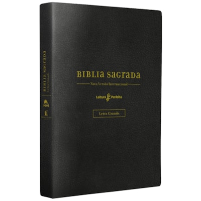 Bíblia Sagrada | NVI | Leitura Perfeita | Letra Grande | Espaço para Anotações | Capa Couro Soft Preta