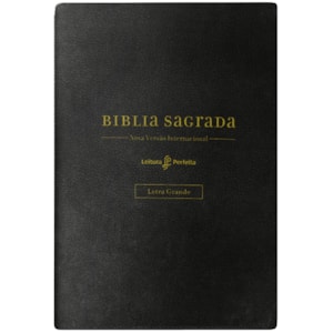 Bíblia Sagrada | NVI | Leitura Perfeita | Letra Grande | Espaço para Anotações | Capa Couro Soft Preta