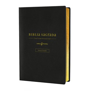 Bíblia Sagrada | NVI | Leitura Perfeita | Letra Grande | Espaço para Anotações | Capa Couro Soft Preta