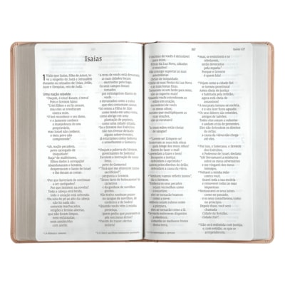 Segunda imagem do produto Bíblia Sagrada | NVI | Letra Gigante | Leitura Perfeita | Capa Dura Tecido Feminina Flores