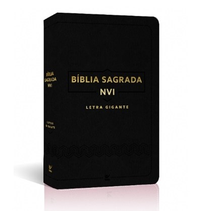 Bíblia Sagrada | NVI Letra Gigante | Luxo Preta