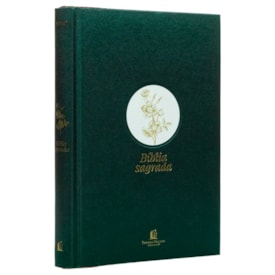 Bíblia Sagrada | NVI | Letra Grande | Capa Dura Tecido | Flor Minimalista