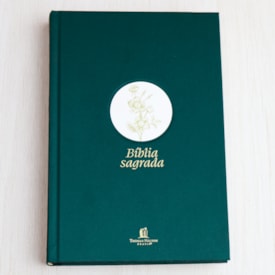 Segunda imagem do produto Bíblia Sagrada | NVI | Letra Grande | Capa Dura Tecido | Flor Minimalista
