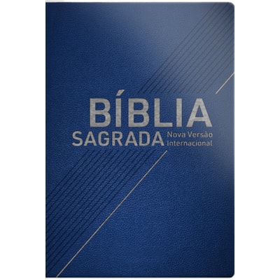 Bíblia Sagrada | NVI | Letra Grande | Capa Luxo Azul