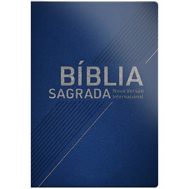 Bíblia Sagrada | NVI | Letra Grande | Capa Luxo Azul