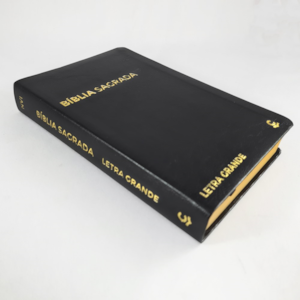 Segunda imagem do produto Bíblia Sagrada | NVI | Letra Grande | Capa Luxo Preta