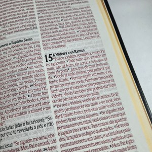 Bíblia Sagrada | NVI | Letra Grande | Capa Luxo Preta