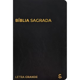 Bíblia Sagrada | NVI | Letra Grande | Capa Luxo Preta
