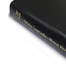 Segunda imagem do produto Bíblia Sagrada | NVI | Letra Grande | Capa Preta Luxo