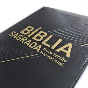 Bíblia Sagrada | NVI | Letra Grande | Capa Preta Luxo